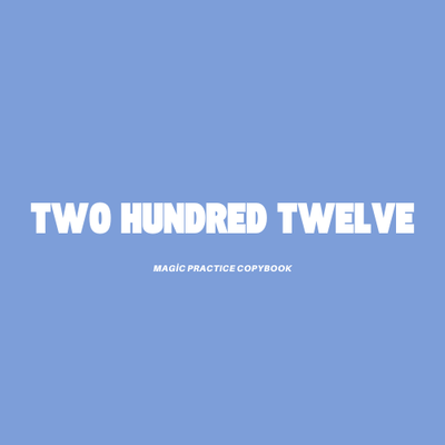 TwoHundredTwelve